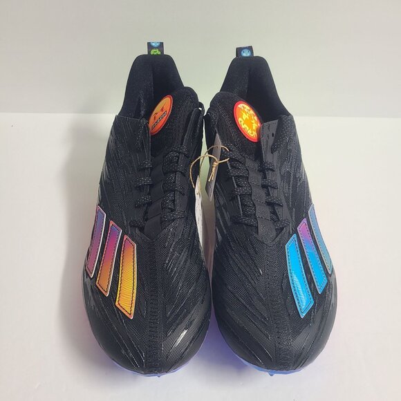 NEW Adidas Adizero Big Mood Emoji Football Cleats GW7620 Size 11 Black #1 main image 2